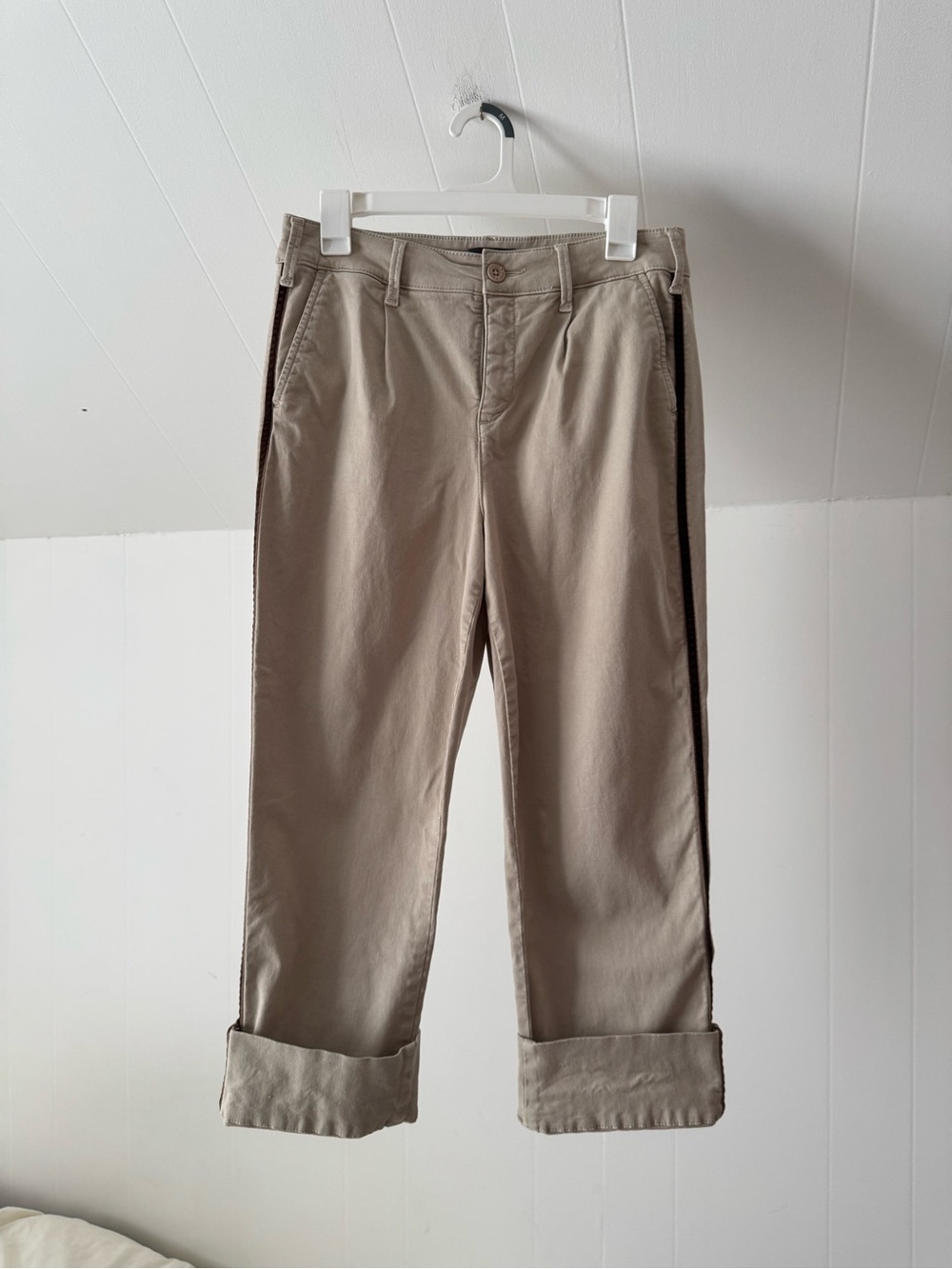 NYDJ | Women’s Casual Chino Pants in Beige, Size 6